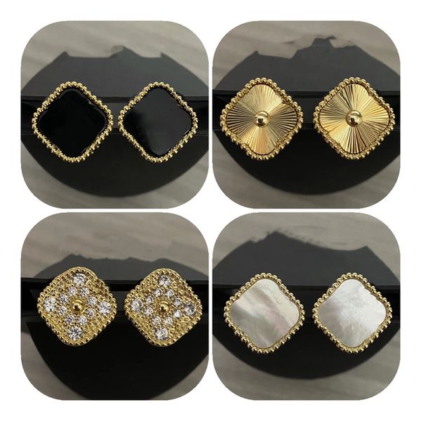 designer van clover stud earring luxury four-leaf classics charm earrings women flower jewelry womam earing 56, Golden;silver
designer van clover stud earring luxury four-leaf classics charm earrings women flower jewelry womam earing 56, Golden;silver