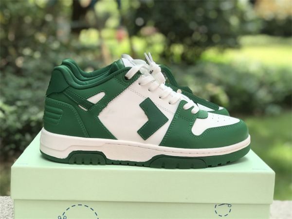 outdoor sports shoes ow out of office green white low leather sneakers with original box
outdoor sports shoes ow out of office green white low leather sneakers with original box