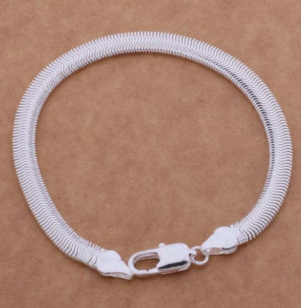 with tracking number sale 925 silver bracelet 6m flat chain bracelet silver jewelry 20pcs/lot 15628998037, Black
with tracking number sale 925 silver bracelet 6m flat chain bracelet silver jewelry 20pcs/lot 15628998037, Black