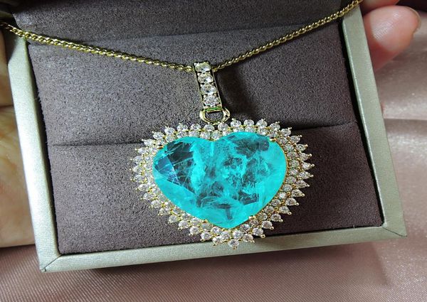 aiyanishi 100 925 sterling silver 20x20mm heart design paraiba tourmaline gemstone pendant necklaces for women birthday necklace9657054
aiyanishi 100 925 sterling silver 20x20mm heart design paraiba tourmaline gemstone pendant necklaces for women birthday necklace9657054