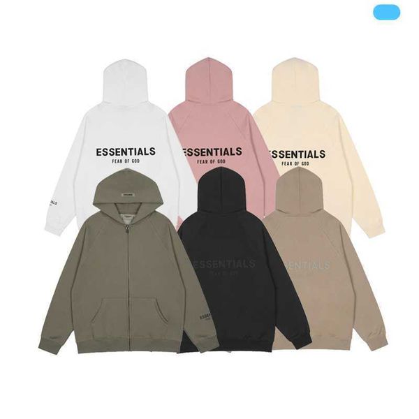 men's hoody fashion fog designer esenti back silicone letters men and women hooded plush sweater cardigan jacket sweatshirt oversize co, Black
men's hoody fashion fog designer esenti back silicone letters men and women hooded plush sweater cardigan jacket sweatshirt oversize co, Black