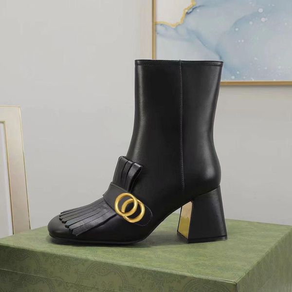 tassel boots ankle boot lady high heels women shoes woman cowhide zipper metal buckle designer 100% leather fashion autumn winter thick heel, Black
tassel boots ankle boot lady high heels women shoes woman cowhide zipper metal buckle designer 100% leather fashion autumn winter thick heel, Black