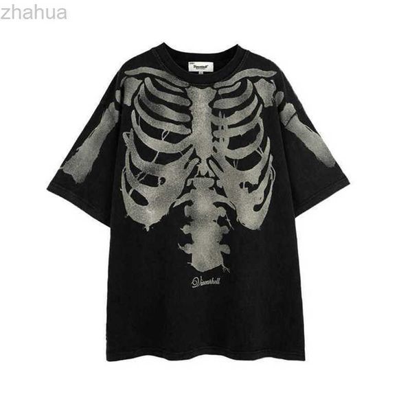 men's t-shirts skeleton graphic grunge y2k t shirts men oversized vintage goic cloes 2023 summer anime streetwear harajuku cotton tees, White;black
men's t-shirts skeleton graphic grunge y2k t shirts men oversized vintage goic cloes 2023 summer anime streetwear harajuku cotton tees, White;black
