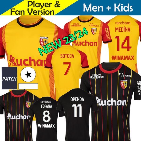 23 24 maillot rc lens soccer jerseys kid kit football shirts foot home away 2023 2024 fan player version sotoca fofana buksa pereira da cost, Black;yellow
23 24 maillot rc lens soccer jerseys kid kit football shirts foot home away 2023 2024 fan player version sotoca fofana buksa pereira da cost, Black;yellow