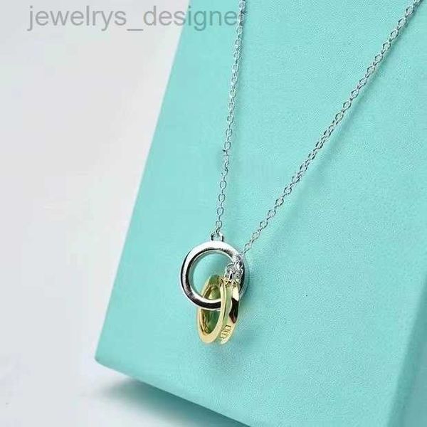 luxurys designer necklace classic double ring necklaces letters exquisite high-end fashion personality trend men and women rose gold sliver, Silver
luxurys designer necklace classic double ring necklaces letters exquisite high-end fashion personality trend men and women rose gold sliver, Silver