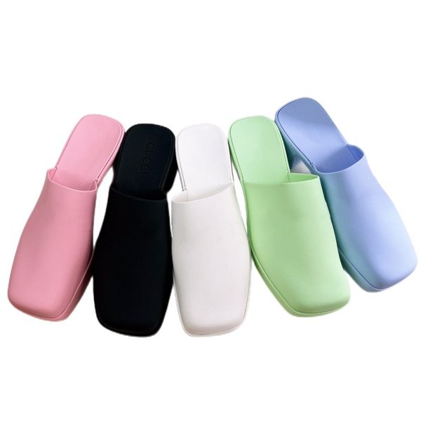 slipper brand sandals fashion beach shoes candy color mid heel platform shoes summer rubber non-slip outdoor shoes women selling item flip f, Black
slipper brand sandals fashion beach shoes candy color mid heel platform shoes summer rubber non-slip outdoor shoes women selling item flip f, Black