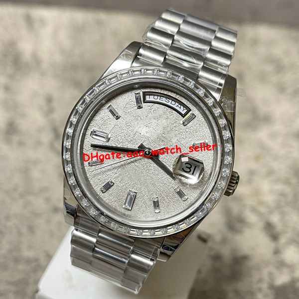 bp factory luxury mens watches 40mm 228396 228396tbr meteorite dial square diamond bezel automatic movement 2 end links presidential bracele, Slivery;brown
bp factory luxury mens watches 40mm 228396 228396tbr meteorite dial square diamond bezel automatic movement 2 end links presidential bracele, Slivery;brown