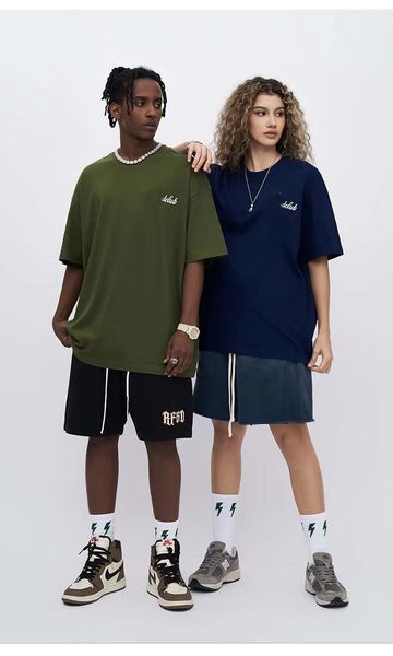 men's and women's t-shirt splicing printing short sleeve early spring double strand fine cotton fabric digital printing process, White;black
men's and women's t-shirt splicing printing short sleeve early spring double strand fine cotton fabric digital printing process, White;black