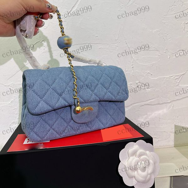 designer womens shoulder bag classic denim bag with diamond-patterned flip flap tote matelasse chain crossbody bags gold ball clutch makeup
designer womens shoulder bag classic denim bag with diamond-patterned flip flap tote matelasse chain crossbody bags gold ball clutch makeup