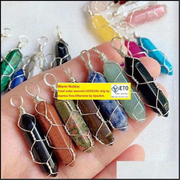 pendant necklaces natural stone crystal pendant gold sier wire wrap pendum reiki healing chakra mticolor quartz purple ameth lulubaby dh8vc, Silver
pendant necklaces natural stone crystal pendant gold sier wire wrap pendum reiki healing chakra mticolor quartz purple ameth lulubaby dh8vc, Silver