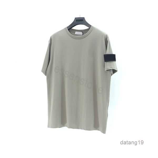 high designer solid loose polo stone t shirt women's street fashion tees luxury island men's short sleeve armband and chest ocean, White
high designer solid loose polo stone t shirt women's street fashion tees luxury island men's short sleeve armband and chest ocean, White