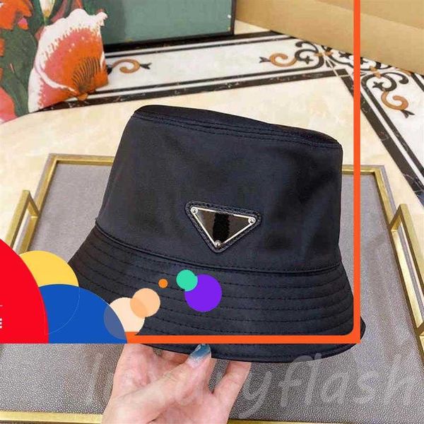 

8Pra Hats Bucket Hat Casquette Designer Stars with The Same Casual Outing Flat-top Small Brimmed Hats Wild Triangle Standard Ins Ba259h5583, Pink