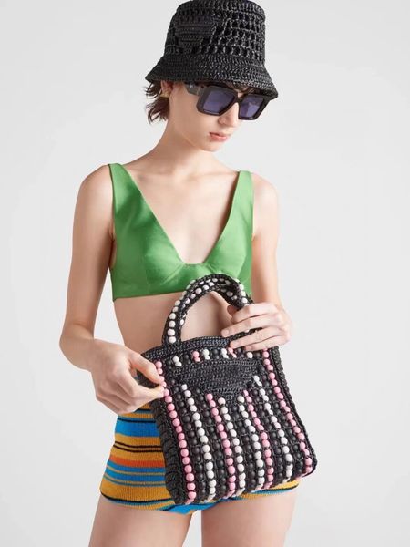 beach bag designer tote bag tote bag colorful wood ball raffia fiber ladies fashion clutch bag woven design mesh bag embroidery lettering lo
beach bag designer tote bag tote bag colorful wood ball raffia fiber ladies fashion clutch bag woven design mesh bag embroidery lettering lo