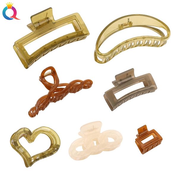 fashion blogger designer jewelry jelly color 13cm moon claw clip, versatile shark clip temperament accessories barrettes hair wholesale zj13, Slivery;golden
fashion blogger designer jewelry jelly color 13cm moon claw clip, versatile shark clip temperament accessories barrettes hair wholesale zj13, Slivery;golden