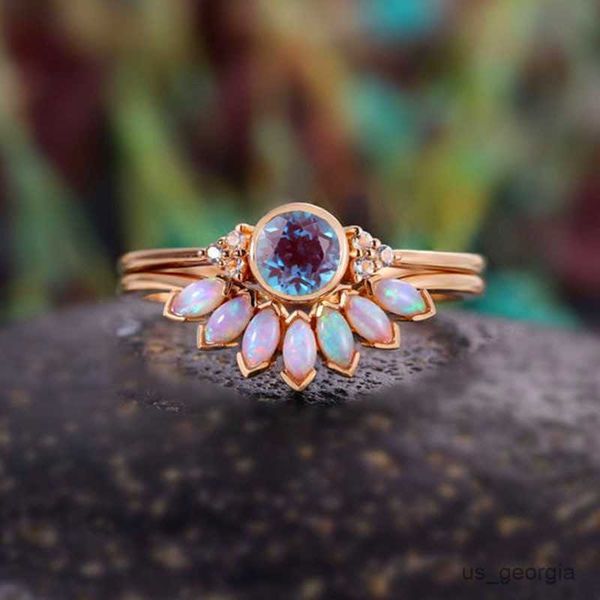 band rings luxury female crystal opal flower one ring big yellow gold color wedding rings for women vintage bride square engagement ring r23, Silver
band rings luxury female crystal opal flower one ring big yellow gold color wedding rings for women vintage bride square engagement ring r23, Silver