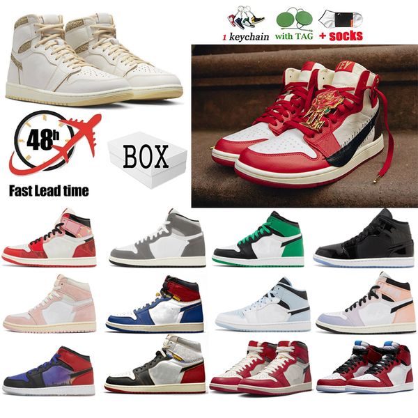 with box 2023 new jumpman 1 designer basketball shoes next chapter spider verse washed pink 1s lost found patent bred space jam dark mocha w
with box 2023 new jumpman 1 designer basketball shoes next chapter spider verse washed pink 1s lost found patent bred space jam dark mocha w