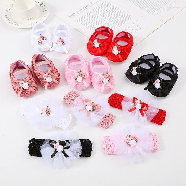 first walkers summer baby girls shoes soft sole flower crib elastic band non-slip toddler with headband footwear
first walkers summer baby girls shoes soft sole flower crib elastic band non-slip toddler with headband footwear