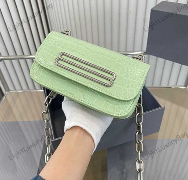 b brand trend alligator pattern crossbody bag designer leather evening shoulder bags fashion big chain cross body wallet luxury handbags 230
b brand trend alligator pattern crossbody bag designer leather evening shoulder bags fashion big chain cross body wallet luxury handbags 230