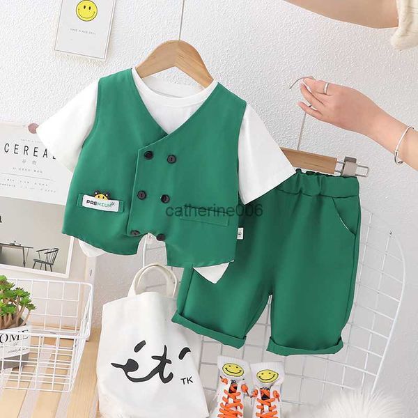 boys handsome vest shorts sports casual wear 2023 summer new children's wear baby short-sleeved gentleman suit l230625, White
boys handsome vest shorts sports casual wear 2023 summer new children's wear baby short-sleeved gentleman suit l230625, White