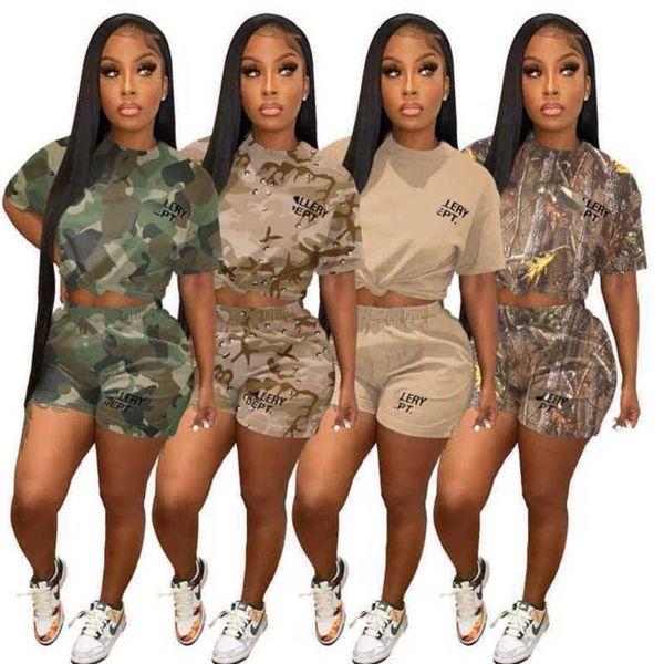 designer summer women tracksuits 2 two piece shorts set camouflage sweatsuit letteer printed short sleeve t-shirt suit, Gray
designer summer women tracksuits 2 two piece shorts set camouflage sweatsuit letteer printed short sleeve t-shirt suit, Gray