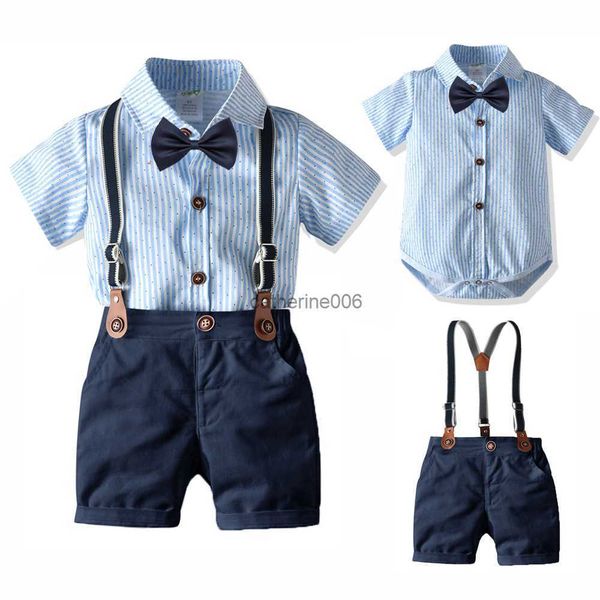 baby boys gentleman suit summer 0-24 months infant clothes bow newborn striped shirt+suspender shorts boy birthday formal wear l230625, White
baby boys gentleman suit summer 0-24 months infant clothes bow newborn striped shirt+suspender shorts boy birthday formal wear l230625, White