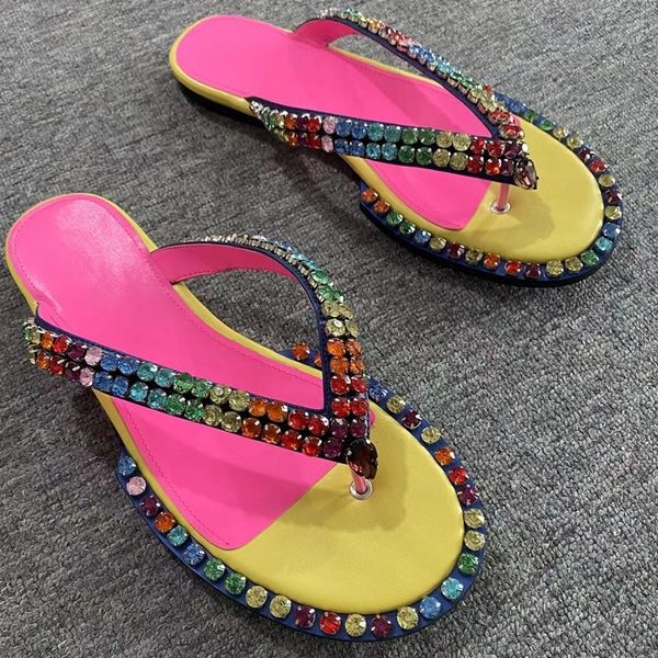 fashion flip flops shoes for men luxury leather slippers mens flats sandals handmade summer rhinestone shoes, Black
fashion flip flops shoes for men luxury leather slippers mens flats sandals handmade summer rhinestone shoes, Black