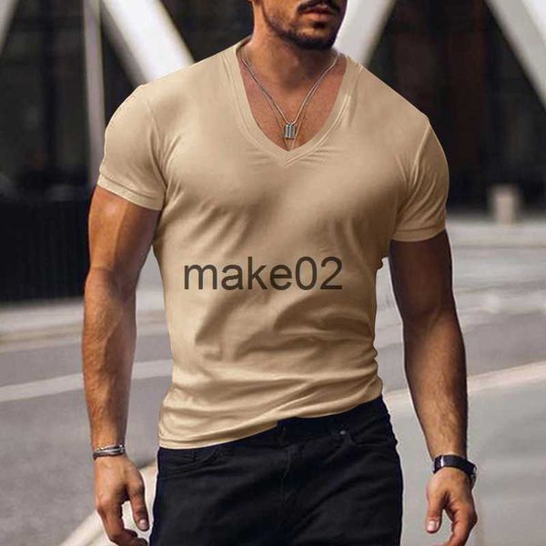 men's plus tees polos casual short sleeve v neck slim tee mens summer leisure pure color simple basic t shirt men clothes fashion skinn, Black;brown
men's plus tees polos casual short sleeve v neck slim tee mens summer leisure pure color simple basic t shirt men clothes fashion skinn, Black;brown