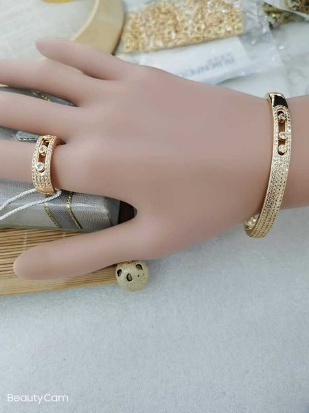 designer new carti copper inlaid zircon bracelet ring plated with platinum rose gold su5r og5s, Black
designer new carti copper inlaid zircon bracelet ring plated with platinum rose gold su5r og5s, Black