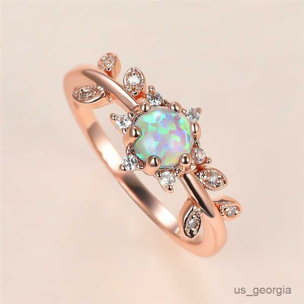 band rings cute female white round opal ring vintage rose gold color thin wedding rings for women luxury bride crystal leaf engagement ring, Silver
band rings cute female white round opal ring vintage rose gold color thin wedding rings for women luxury bride crystal leaf engagement ring, Silver