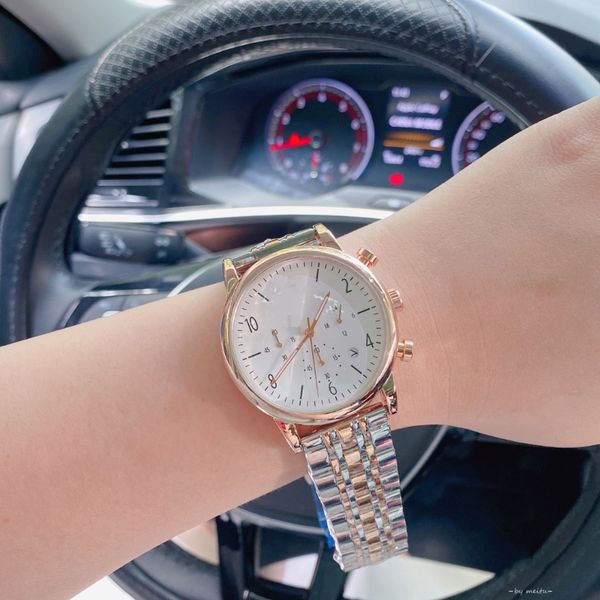 men's watches watch quartz master watch is a men's stainless steel commercial clock luxury watch, Slivery;brown
men's watches watch quartz master watch is a men's stainless steel commercial clock luxury watch, Slivery;brown