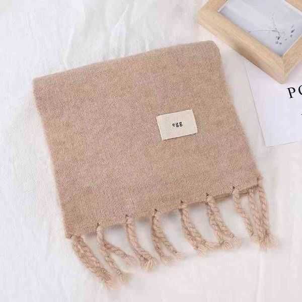 egg korean dongdamen solid color knitted wool scarf korean autumn and winter versatile thickened warm tassel shawl 5rat4, Blue;gray
egg korean dongdamen solid color knitted wool scarf korean autumn and winter versatile thickened warm tassel shawl 5rat4, Blue;gray