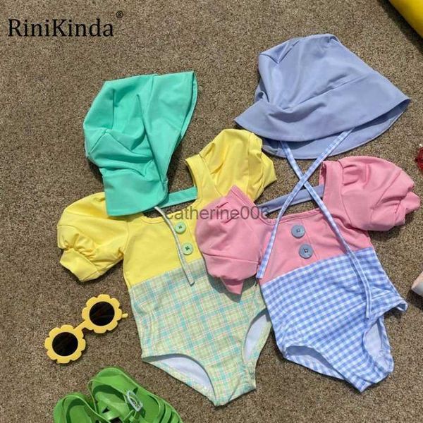 2023 new girls kids swimwear summer puff short sleeve plaid one piece swimsuit kids children beach wear l230625, White
2023 new girls kids swimwear summer puff short sleeve plaid one piece swimsuit kids children beach wear l230625, White