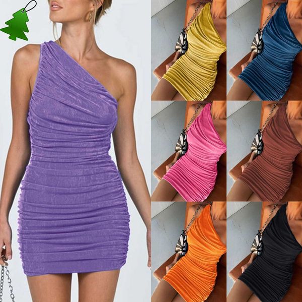 one shoulder bodycon dress women party dresses summer elegant ruched mini, Black;gray
one shoulder bodycon dress women party dresses summer elegant ruched mini, Black;gray