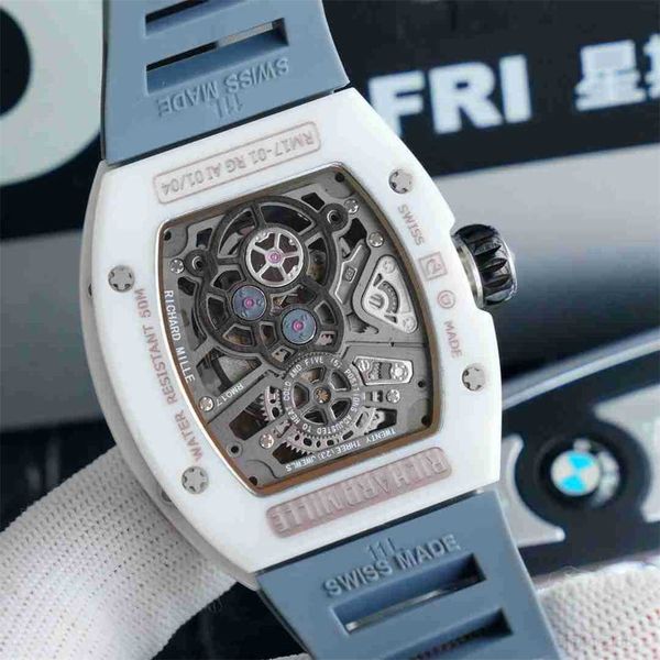 diamond luxury mens movement watches rm17-01 r i c h a r d hollow tourbillon designer jixu new high-end quality iced out montre wrist watch, Slivery;brown
diamond luxury mens movement watches rm17-01 r i c h a r d hollow tourbillon designer jixu new high-end quality iced out montre wrist watch, Slivery;brown