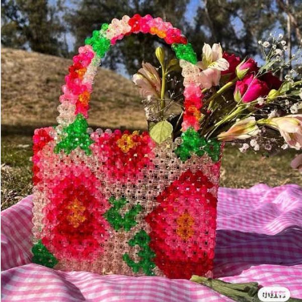 heavy handmade flower beaded bag, niche design, personalized women's handbag, fashionable shopping 230625
heavy handmade flower beaded bag, niche design, personalized women's handbag, fashionable shopping 230625