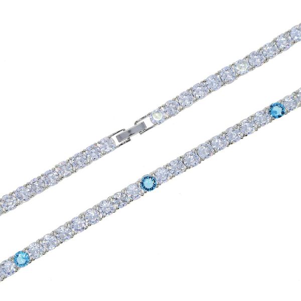 necklaces iced out bling aaa zircon 5mm tennis chain necklace silver color two tone color blue cz choker women men hip hop fashio jewelry
necklaces iced out bling aaa zircon 5mm tennis chain necklace silver color two tone color blue cz choker women men hip hop fashio jewelry