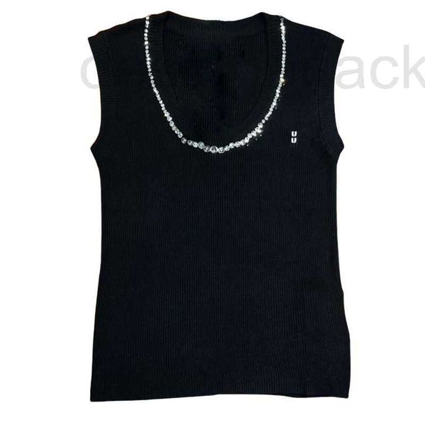 women's t-shirt designer women knits vest tee crop with letter embroidery wool shirts new high end brand elasticity stretch sleeveless, White
women's t-shirt designer women knits vest tee crop with letter embroidery wool shirts new high end brand elasticity stretch sleeveless, White