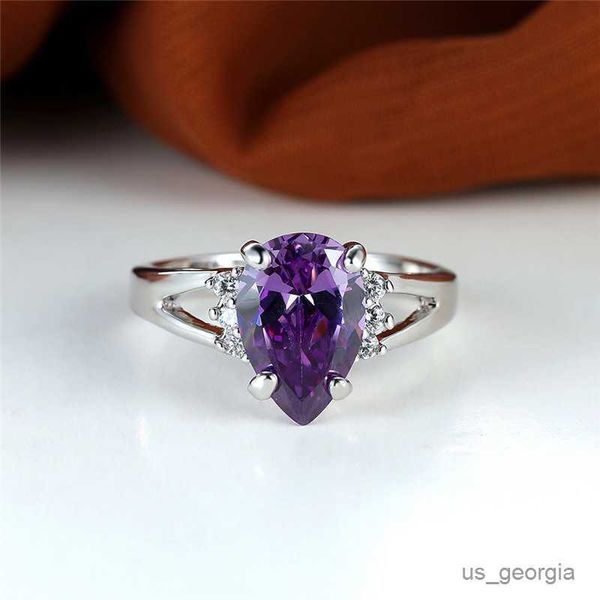 band rings luxury female purple crystal ring classic silver color engagement ring minimalist metal wedding rings for women r230625
band rings luxury female purple crystal ring classic silver color engagement ring minimalist metal wedding rings for women r230625