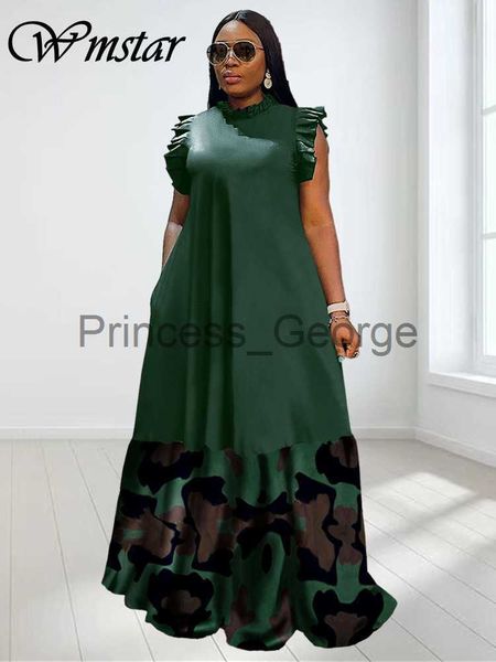 casual dresses wmstar plus size dresses for women party summer clothes patchwork elegant full length fashion maxi dress wholesale dropshippi, Black;gray
casual dresses wmstar plus size dresses for women party summer clothes patchwork elegant full length fashion maxi dress wholesale dropshippi, Black;gray