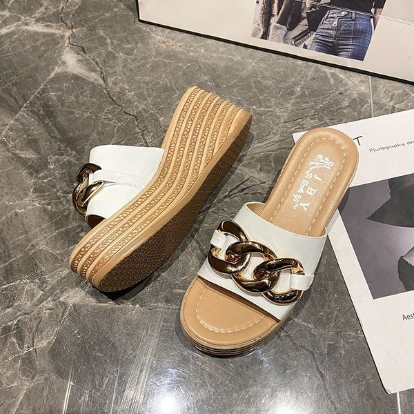 slippers 2023 summer straw women's fashion metal fastener flat base platform shoes 230625, Black
slippers 2023 summer straw women's fashion metal fastener flat base platform shoes 230625, Black