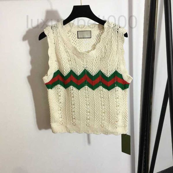 women's t-shirt designer tee knits with wave letters embroidery girls milan runway hollow out crop t-shirt high end sleeveless pullove, White
women's t-shirt designer tee knits with wave letters embroidery girls milan runway hollow out crop t-shirt high end sleeveless pullove, White