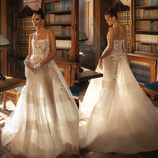 berta a line wedding dresses for bride straps wedding dress vestidos de novia backless appliques designer bridal gowns, White
berta a line wedding dresses for bride straps wedding dress vestidos de novia backless appliques designer bridal gowns, White