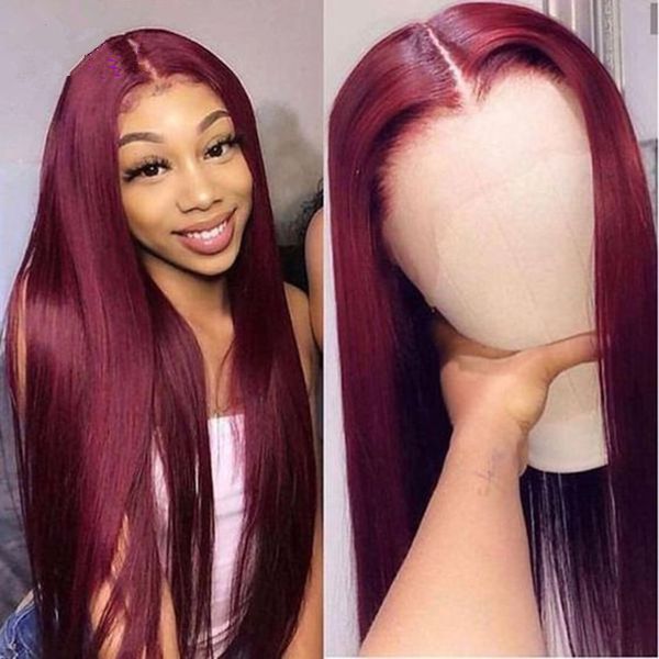 32inch burgundy bone straight lace front human hair wigs pre plucked 13x4 colored lace frontal wigs for women human hair, Black;brown
32inch burgundy bone straight lace front human hair wigs pre plucked 13x4 colored lace frontal wigs for women human hair, Black;brown
