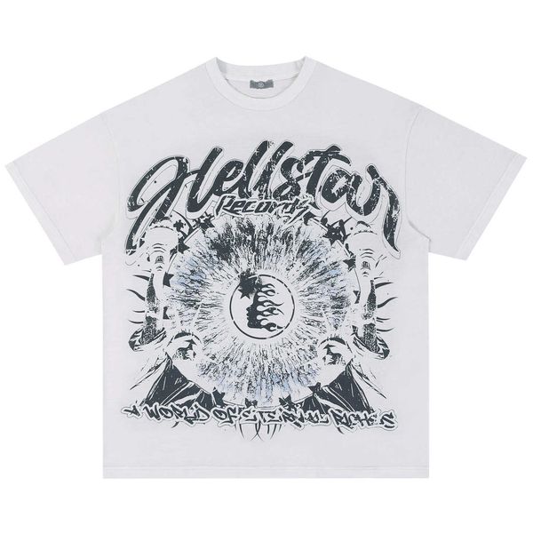 men and women new hellstar studios sounds made old american print fashion short sleeve men's tee, White;black
men and women new hellstar studios sounds made old american print fashion short sleeve men's tee, White;black