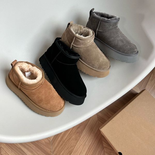 winter women designer new classic ultra mini thick sole snow boot anti slip wear resistant fashion warm boot size 35-40 with box, Black
winter women designer new classic ultra mini thick sole snow boot anti slip wear resistant fashion warm boot size 35-40 with box, Black