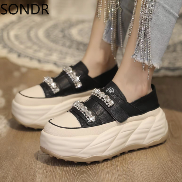 womens round toe rhinestones platform sneakers high heel hook loop casual girls shoes sport athletic new 2023, Black
womens round toe rhinestones platform sneakers high heel hook loop casual girls shoes sport athletic new 2023, Black