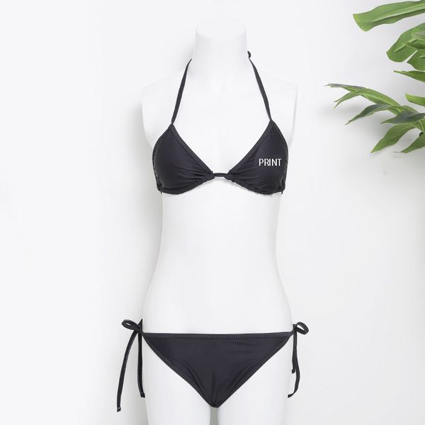 designer classical women girls' bikini underwear solid 2 pieces halter swimsuit with letter print tie-side beach summer swimwear bathin, White;black
designer classical women girls' bikini underwear solid 2 pieces halter swimsuit with letter print tie-side beach summer swimwear bathin, White;black