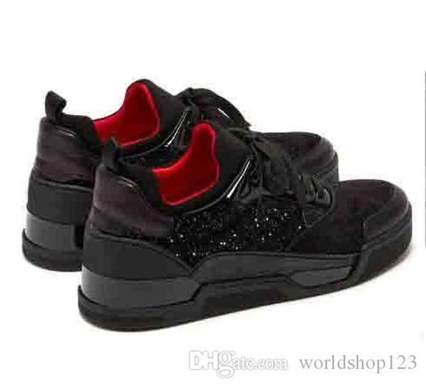 christians red bottomed new arrive italy designer sneakers casual sports men flat shoes mid cut aurelien glitte velvet and suede nwh yrh, Black
christians red bottomed new arrive italy designer sneakers casual sports men flat shoes mid cut aurelien glitte velvet and suede nwh yrh, Black