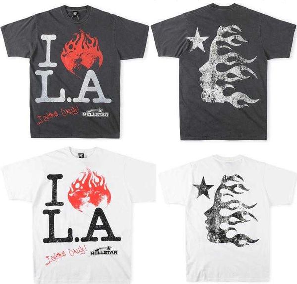men and women european and american high street rap singer same hellstar studios i love letter short sleeve t-shirt, White;black
men and women european and american high street rap singer same hellstar studios i love letter short sleeve t-shirt, White;black
