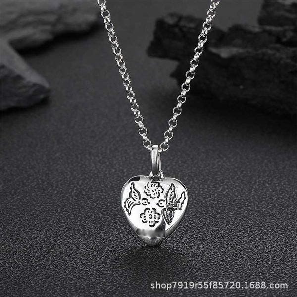 2023 gujia s925 sterling silver love fearless flower and bird pendant versatile heart necklace
2023 gujia s925 sterling silver love fearless flower and bird pendant versatile heart necklace